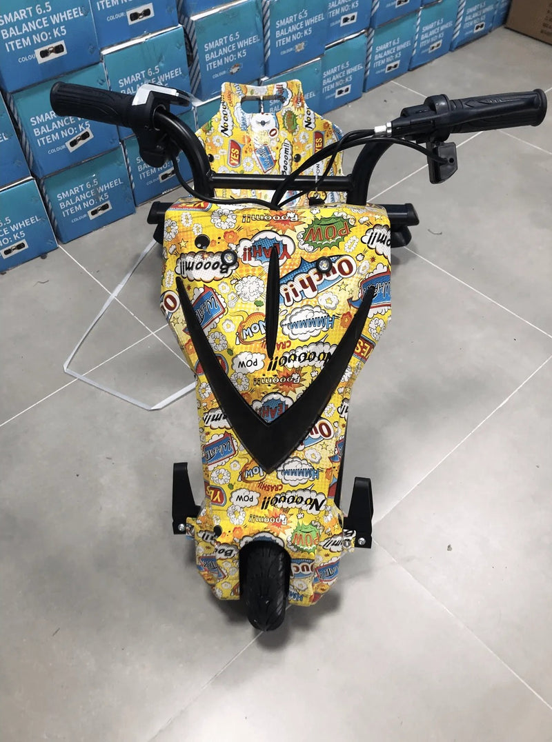Triciclo Elétrico Drift 3 Velocidades Led 250W Quadrinho