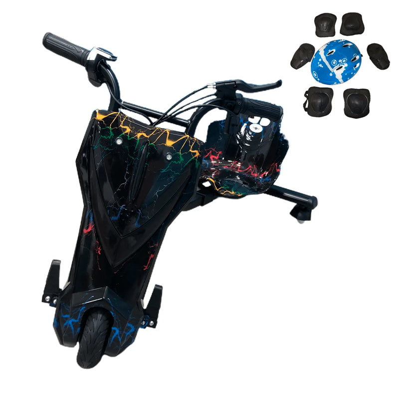 Triciclo Elétrico Drift 3 Velocidades Scooter 250W